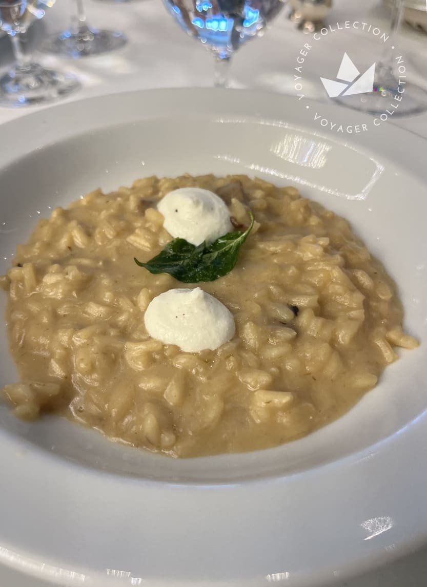 Entrada: Risoto de Cogumelos
