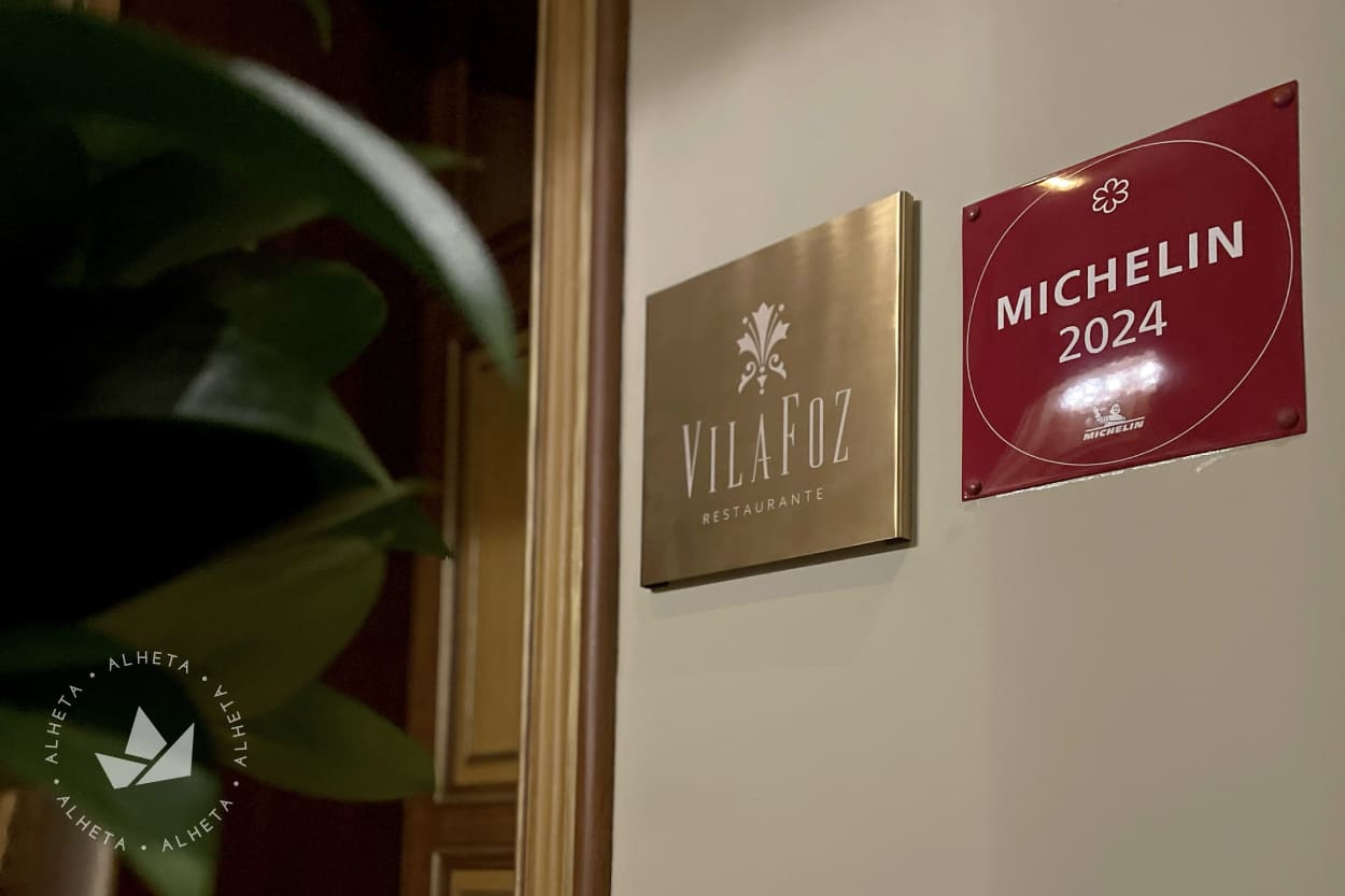 Entrada para o Restaurante "Vila Foz"