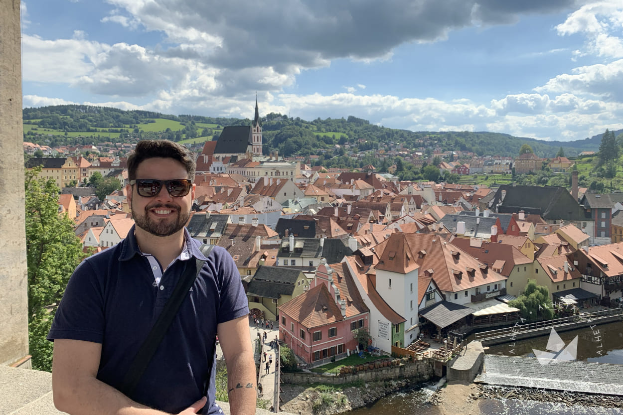 4º Dia | Vista Panorâmica da Český Krumlov, República Checa