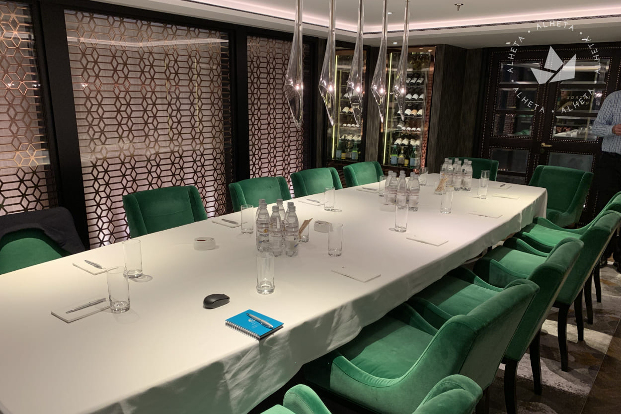 Sala de Jantar Privativa do Crystal Mozart